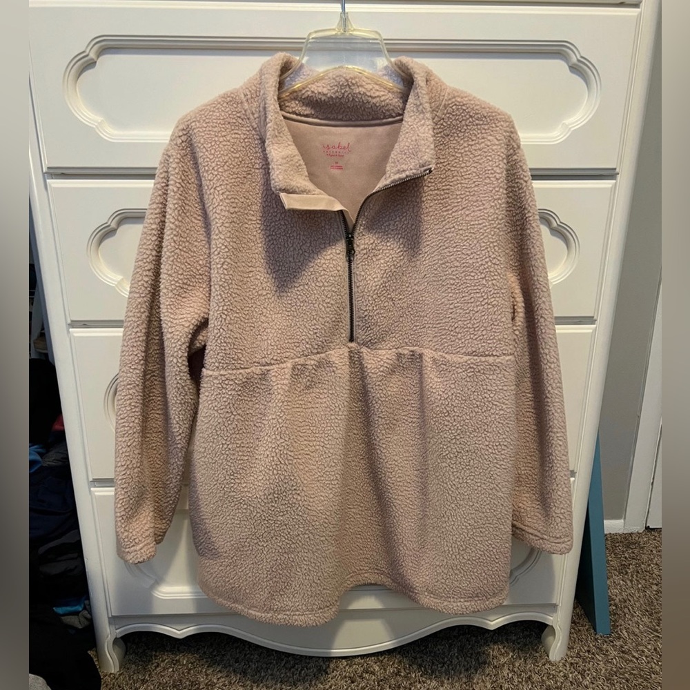 Isabel maternity Sherpa Sweater Pullover